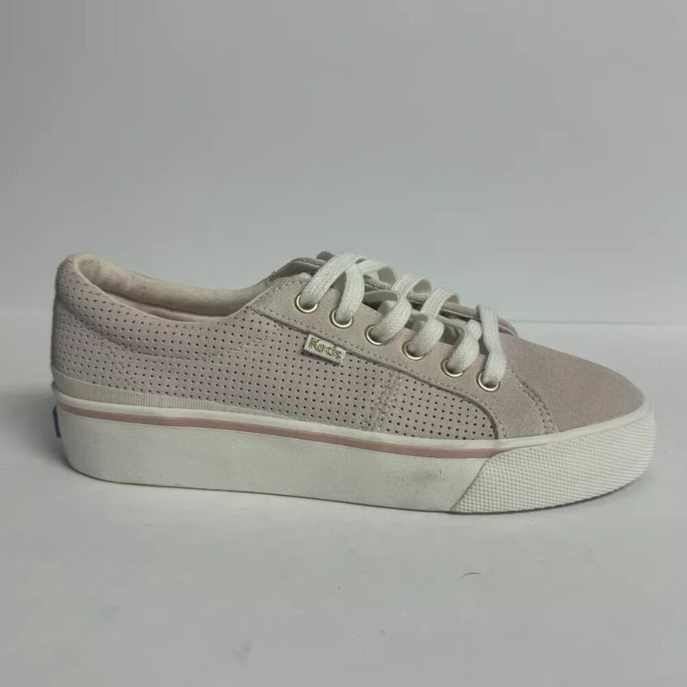 Keds Womens Jump Kicks Duo Perf Sneaker Pink 7 M